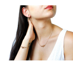 gładki złoty naszyjnik