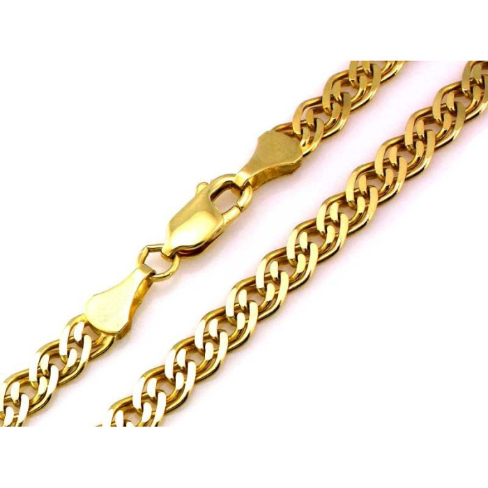 łańcuszek złoty 585 monaliza