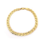 Złota bransoletka 585 splot marina gucci