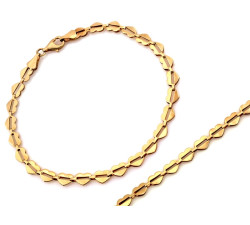 Złota bransoletka 585 elementowa