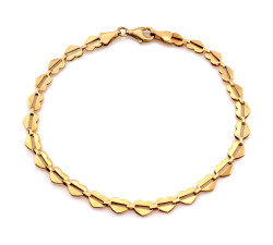 Złota bransoletka z elementów 585