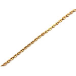 Złota bransoletka 585 migdały