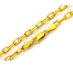 złoty klasyczny łańcuszek 585