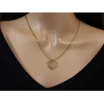 złota przywieszki bez cyrkonii