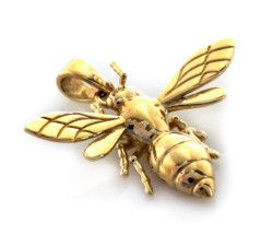 gładka złota zawieszka