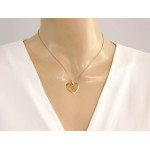 gładka złota zawieszka