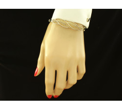 Bangle z żółtego złota