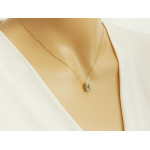 złoty naszyjnik bez kamieni