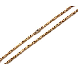 męski łańcuszek o splocie królewskim