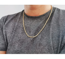 złoty łańcuch gruby 585