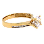 pierścionek ze złota damski