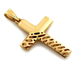złota przywieszka krzyżyk