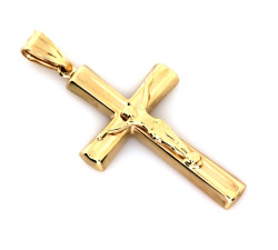 gładka złota zawieszka