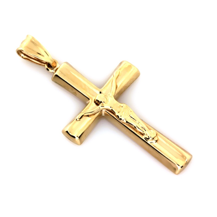 gładka złota zawieszka