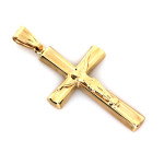 gładka złota zawieszka