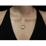 złota zawieszka bez kamieni