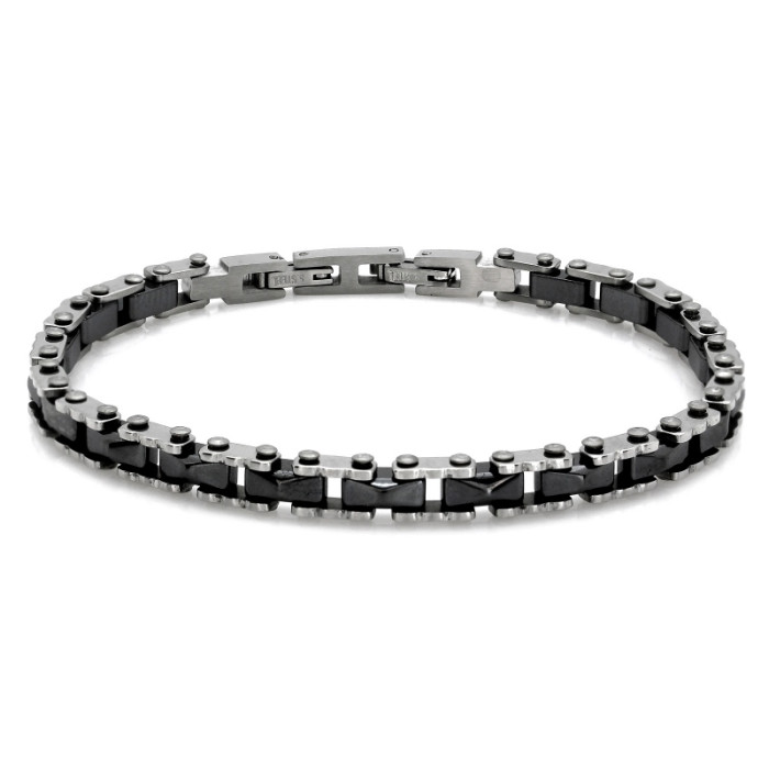 Męska bransoletka ze stali na prezent