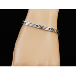 Bransoletka ze stali chirurgicznej elementowa na prezent