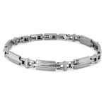 Bransoletka ze stali męska elementowa