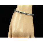 Stalowa bransoletka lisi ogon unisex