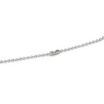 Stalowy naszyjnik z imiennikiem nieśmiertelnik