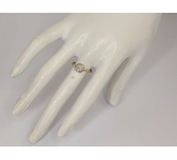 gładki złoty pierścionek