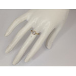 gładki złoty pierścionek