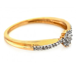 klasyczny złoty pierścionek