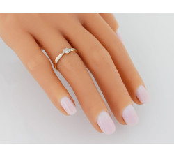 gładki złoty pierścionek