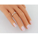 gładki złoty pierścionek