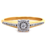 gładki złoty pierścionek