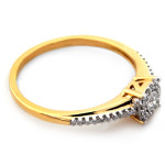 złoty pierścionek bez kamieni