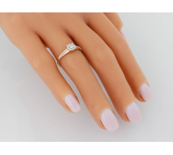 klasyczny złoty pierścionek