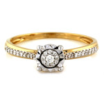 klasyczny złoty pierścionek