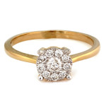 złoty pierścionek bez kamieni