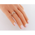 gładki złoty pierścionek