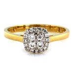 klasyczny złoty pierścionek