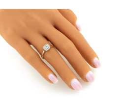 klasyczny złoty pierścionek