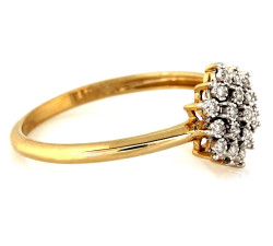 złoty pierścionek bez kamieni