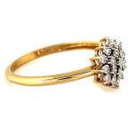 złoty pierścionek bez kamieni