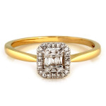 gładki złoty pierścionek