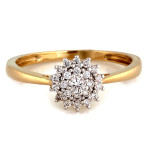 klasyczny złoty pierścionek