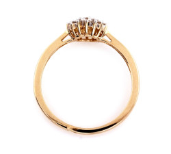 gładki złoty pierścionek