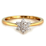 złoty pierścionek bez kamieni