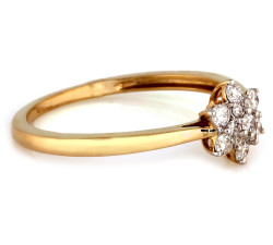 klasyczny złoty pierścionek