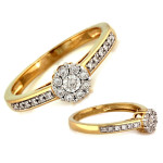 złoty pierścionek bez kamieni