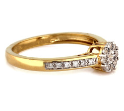 klasyczny złoty pierścionek