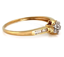 klasyczny złoty pierścionek