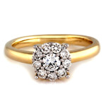 klasyczny złoty pierścionek