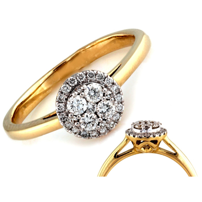 złoty pierścionek bez kamieni